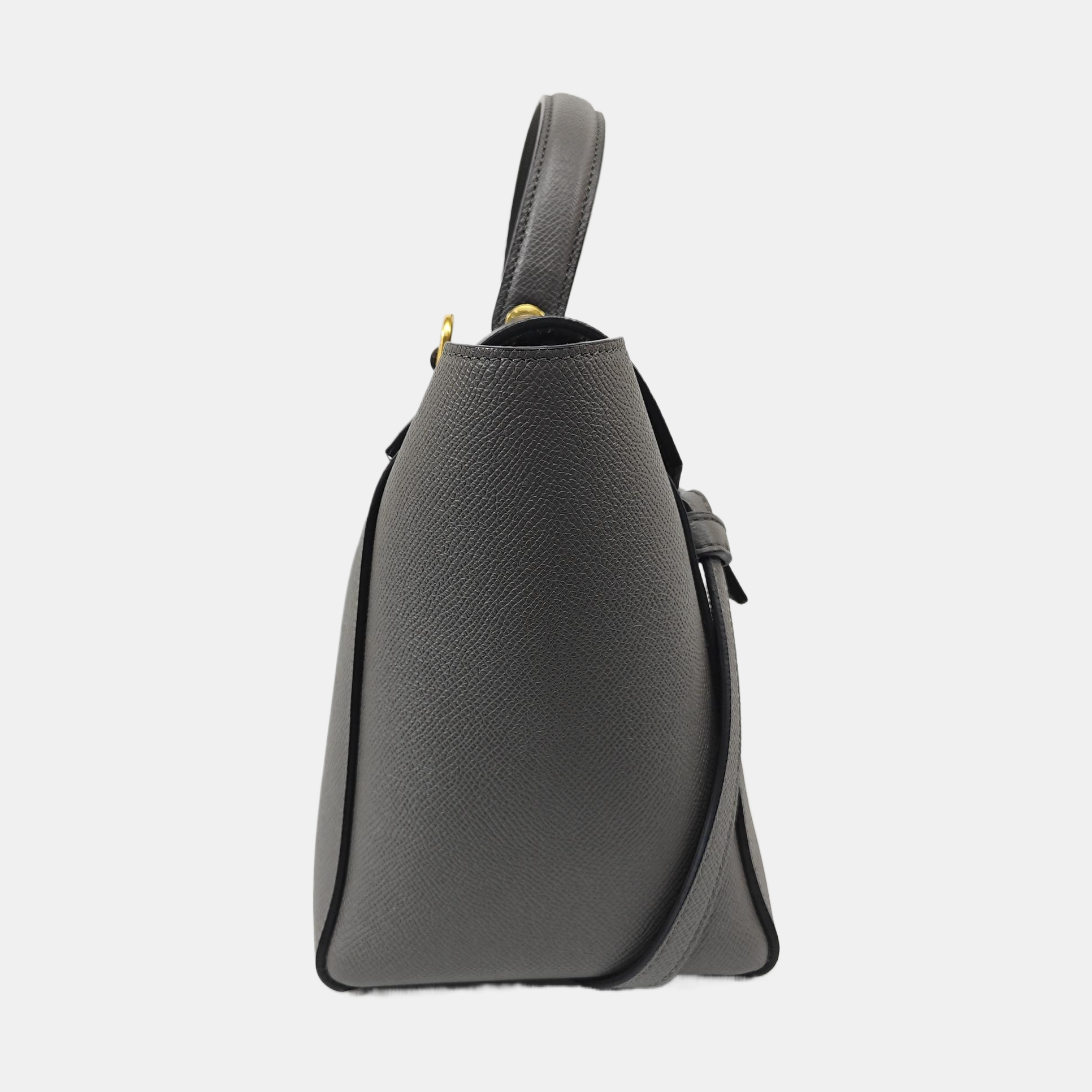 BELT Micro Calfskin Gray