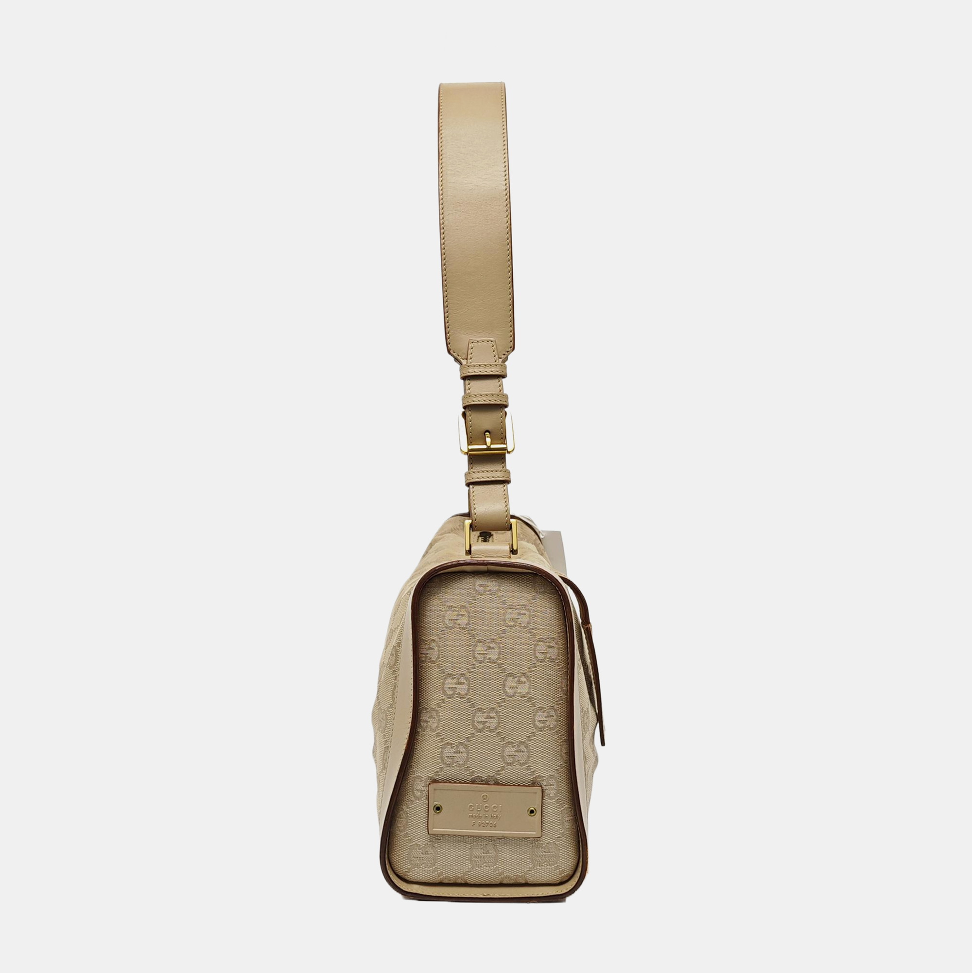 Monogram Canvas Top Handle Bag Beige