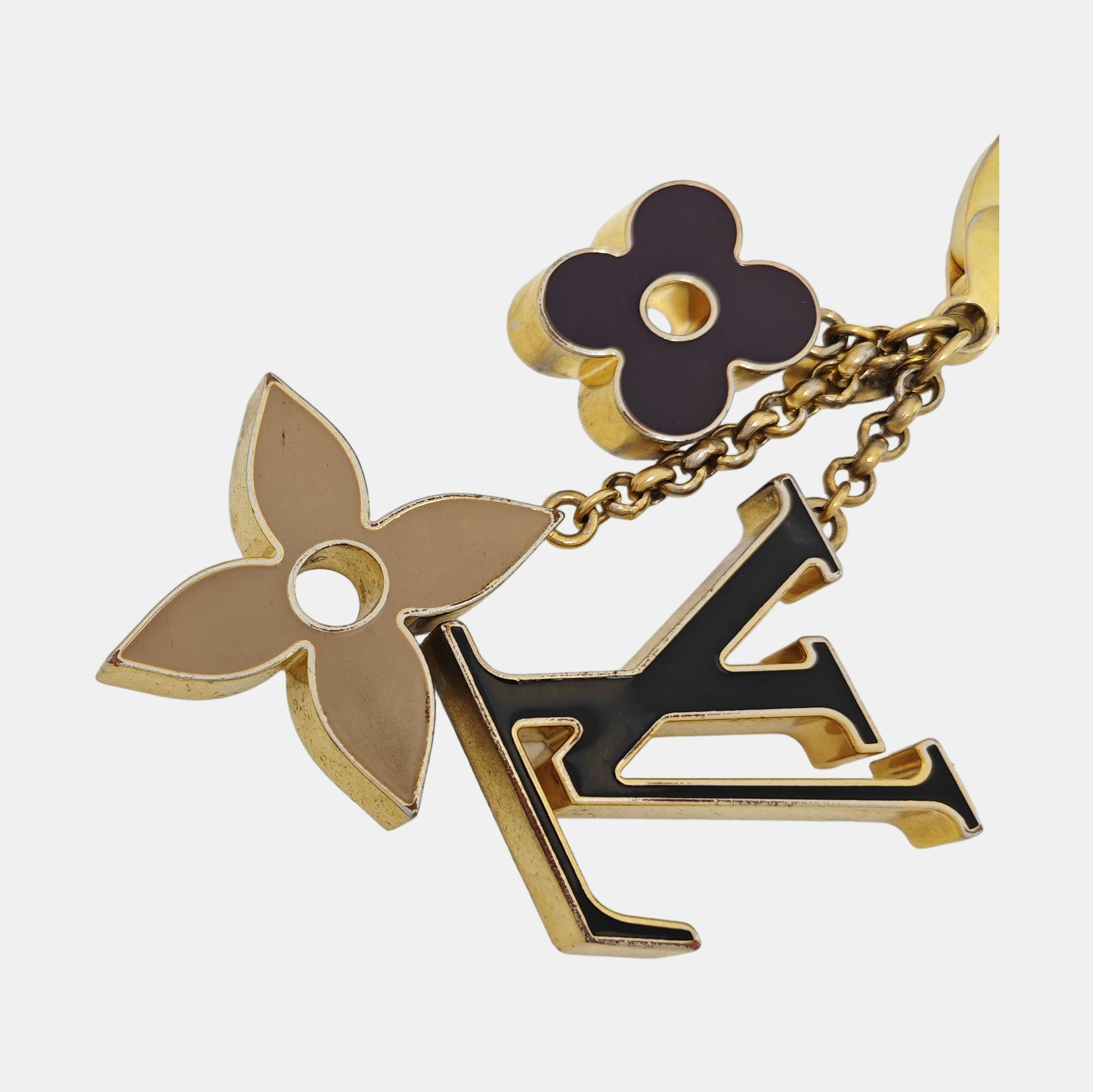 Metal Bag Charm Multicolor