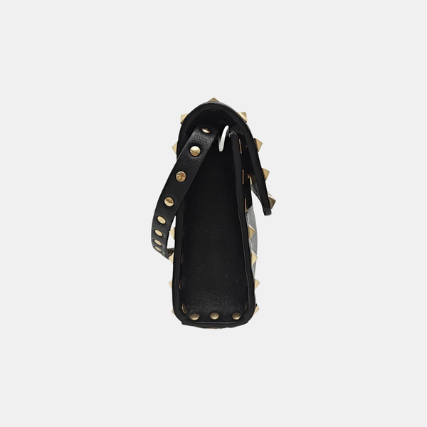 Calfskin Shoulder Bag Black