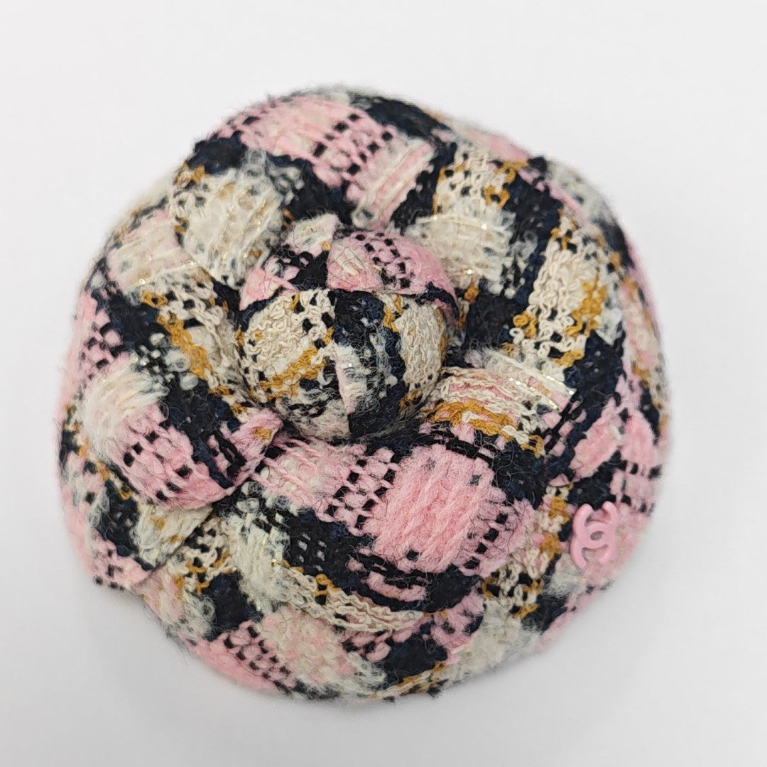 Fabric Multicolor Brooch