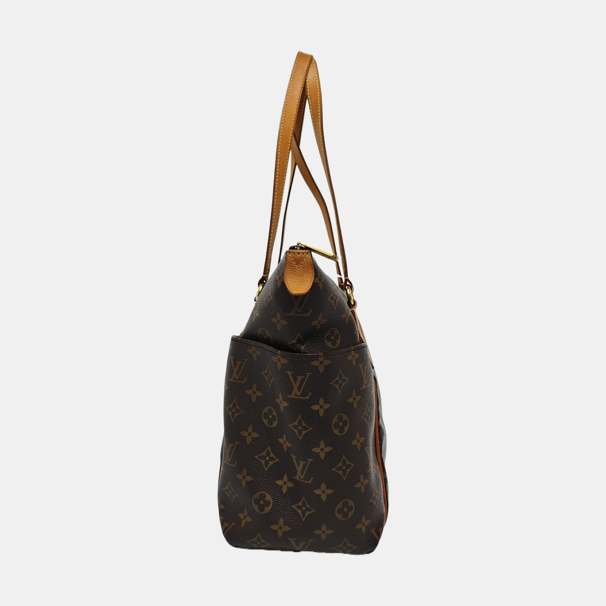 TOTALLY MM Monogram Coated Canvas Brown