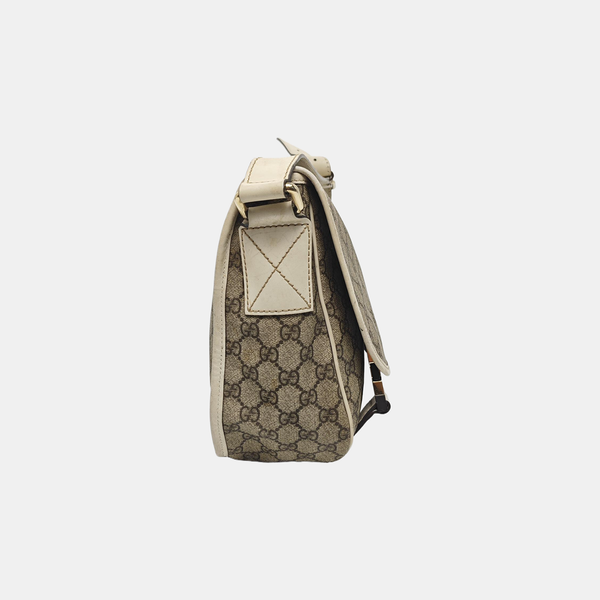 GG Supreme Monogram Coated Canvas Beige