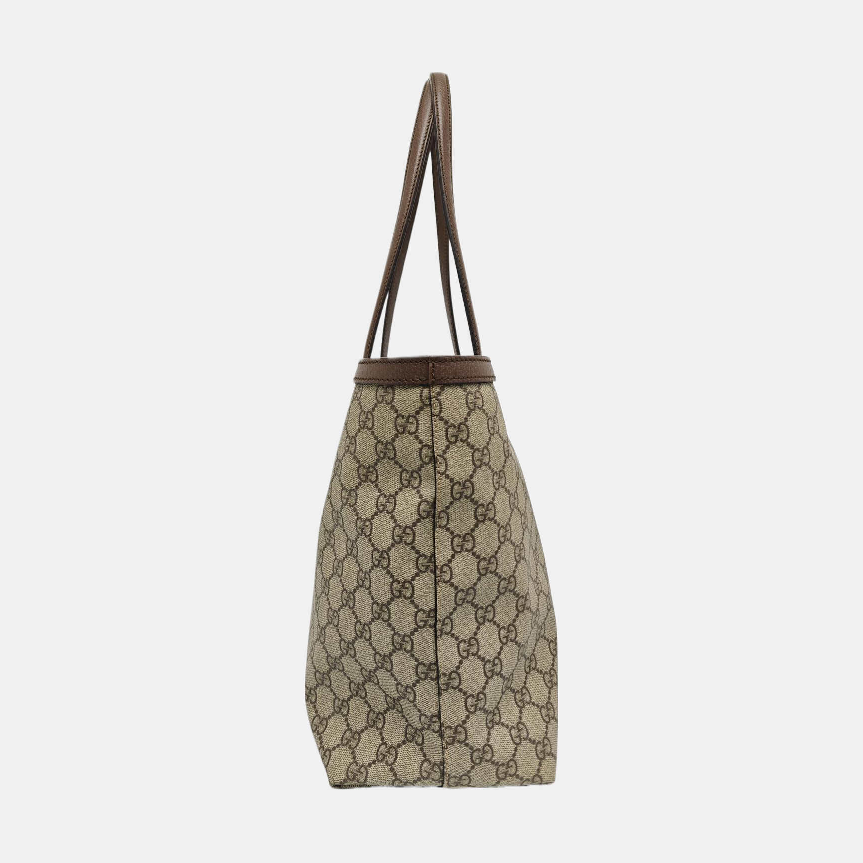 Ophidia Medium Monogram Coated Canvas Beige