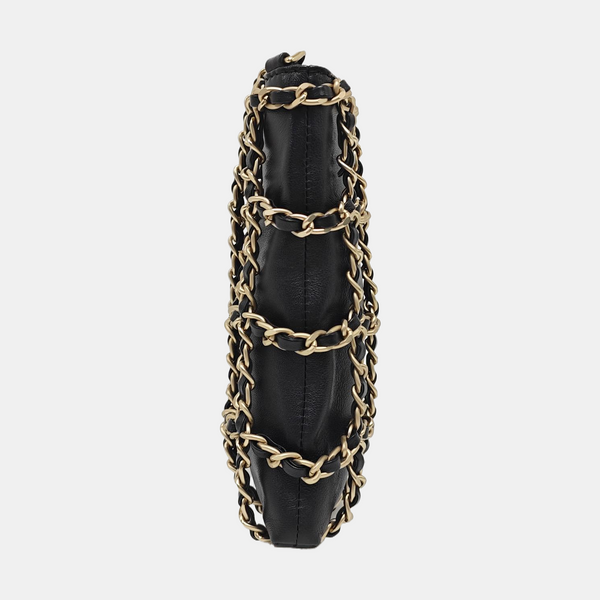 Lambskin Crossbody Bag Black