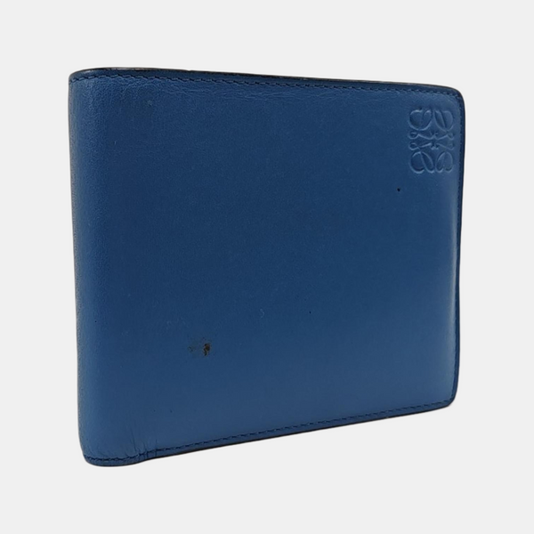 Rainbow Calfskin Blue Wallet