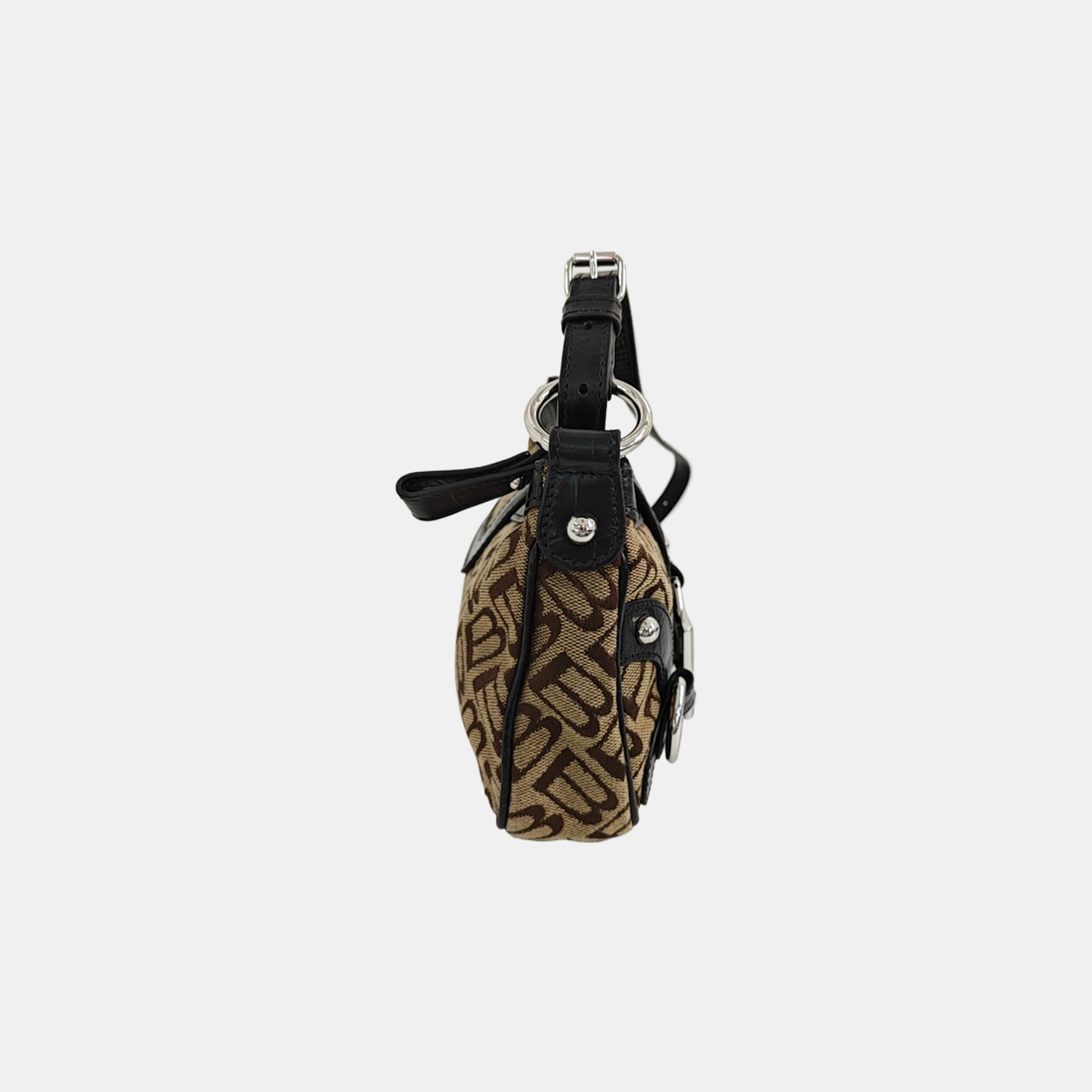 Le Cagole Small Fabric Brown