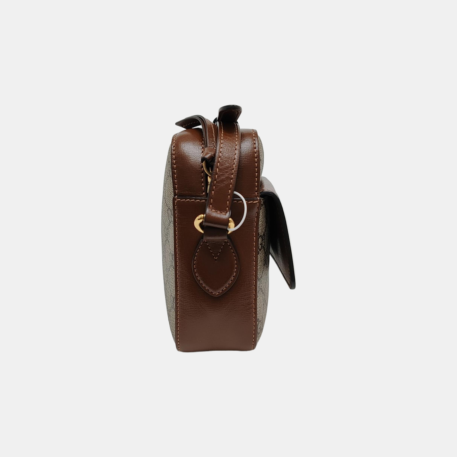Horsebit 1955 Small Coated Canvas Beige