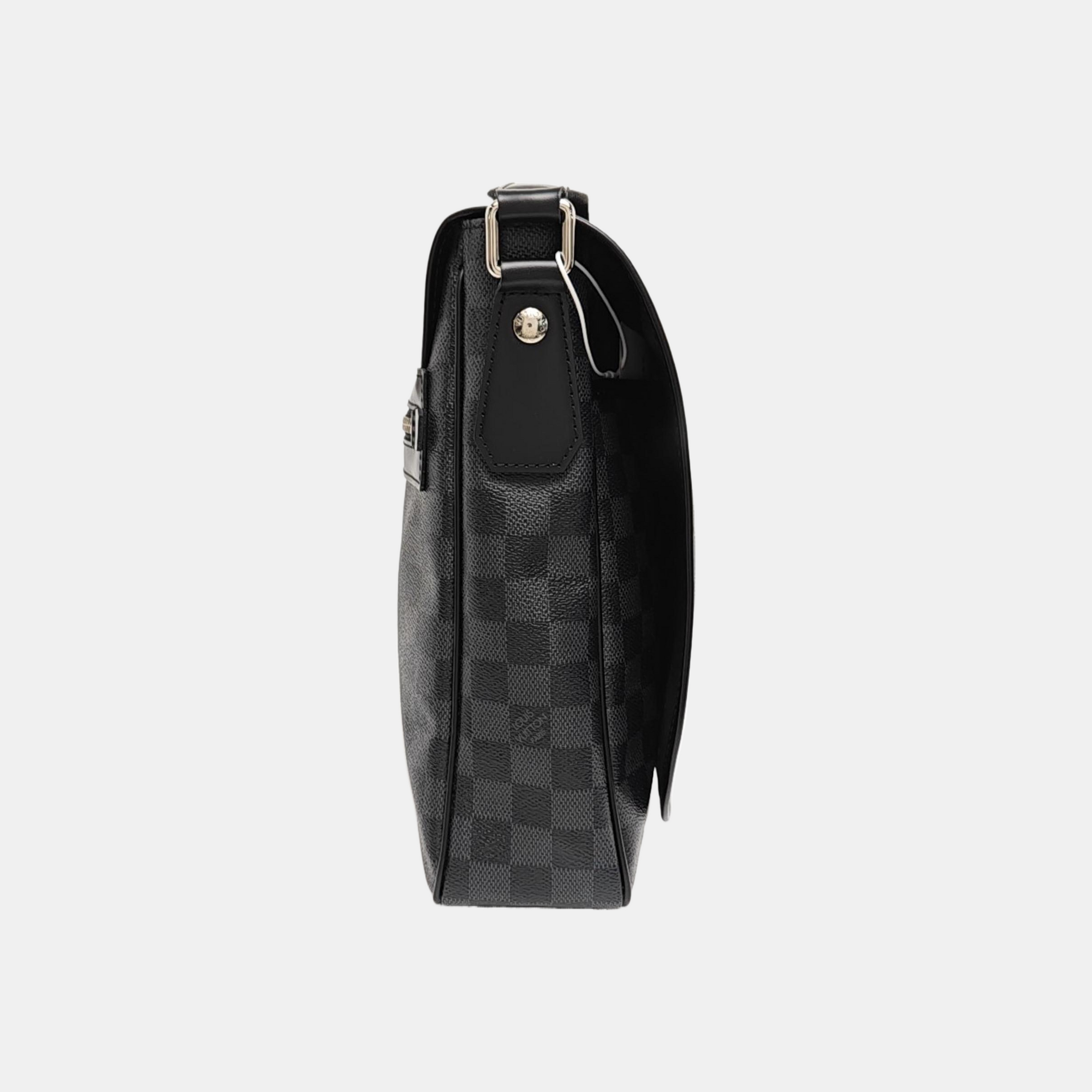 DANIEL Damier Graphite Coated Canvas Gray