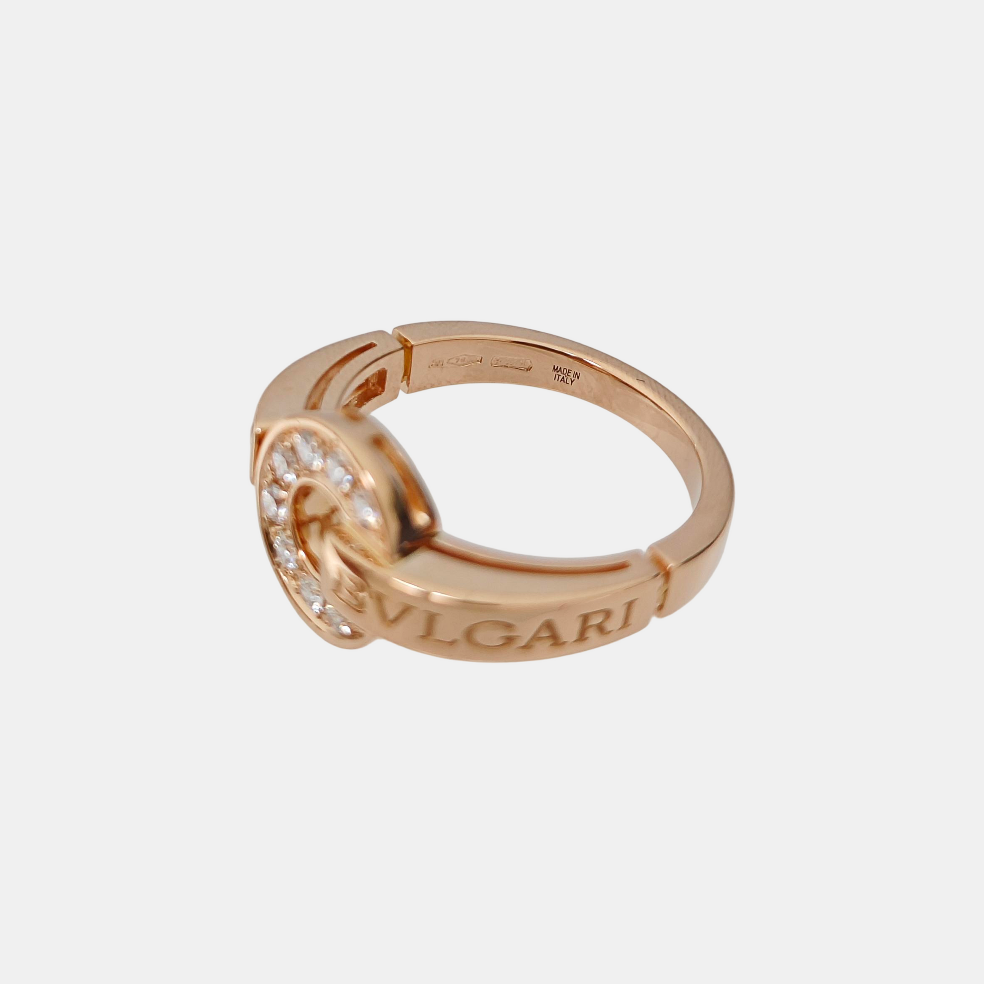 BVLGARI BVLGARI 18k Rose Gold Ring EU 50