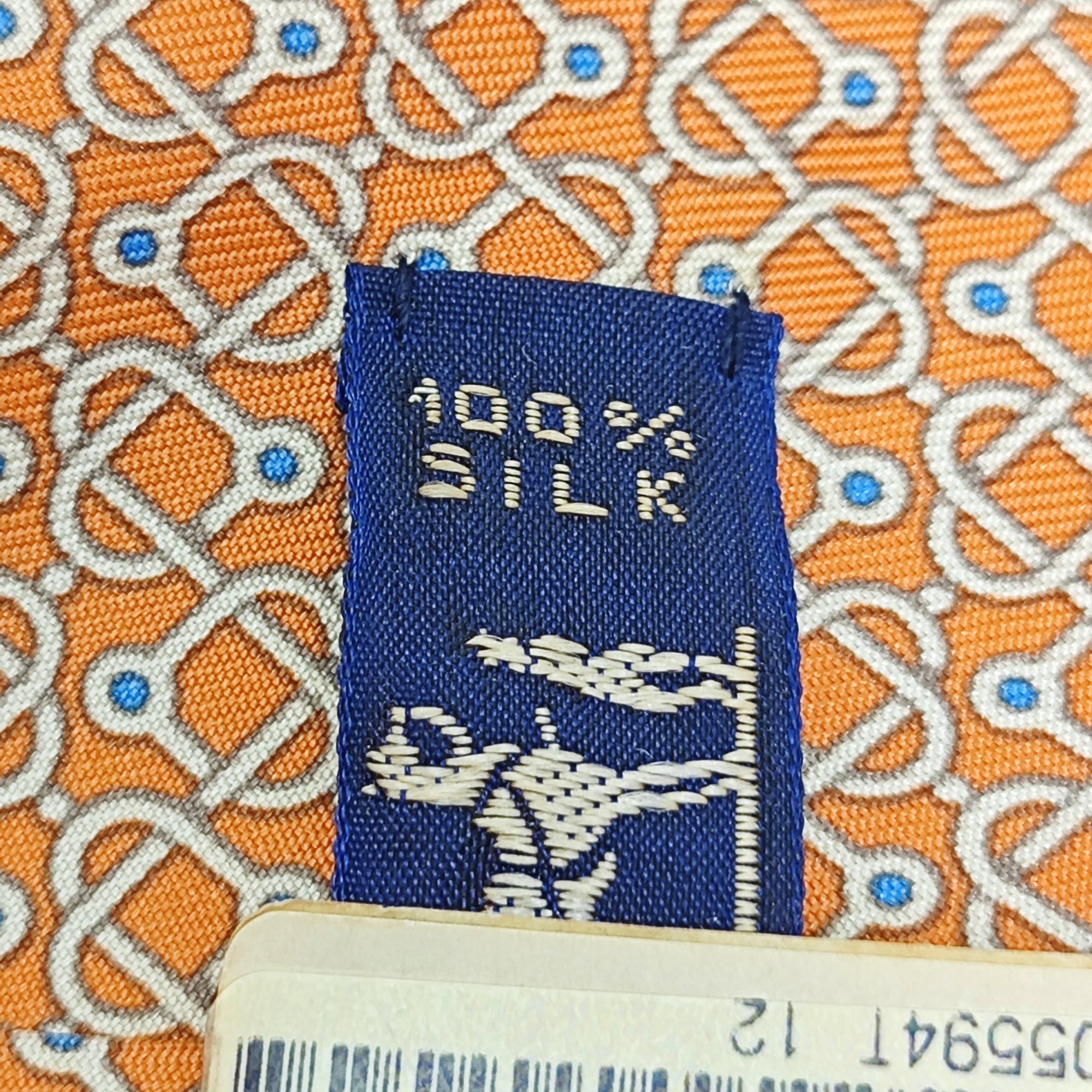 Mulberry Silk Tie Orange