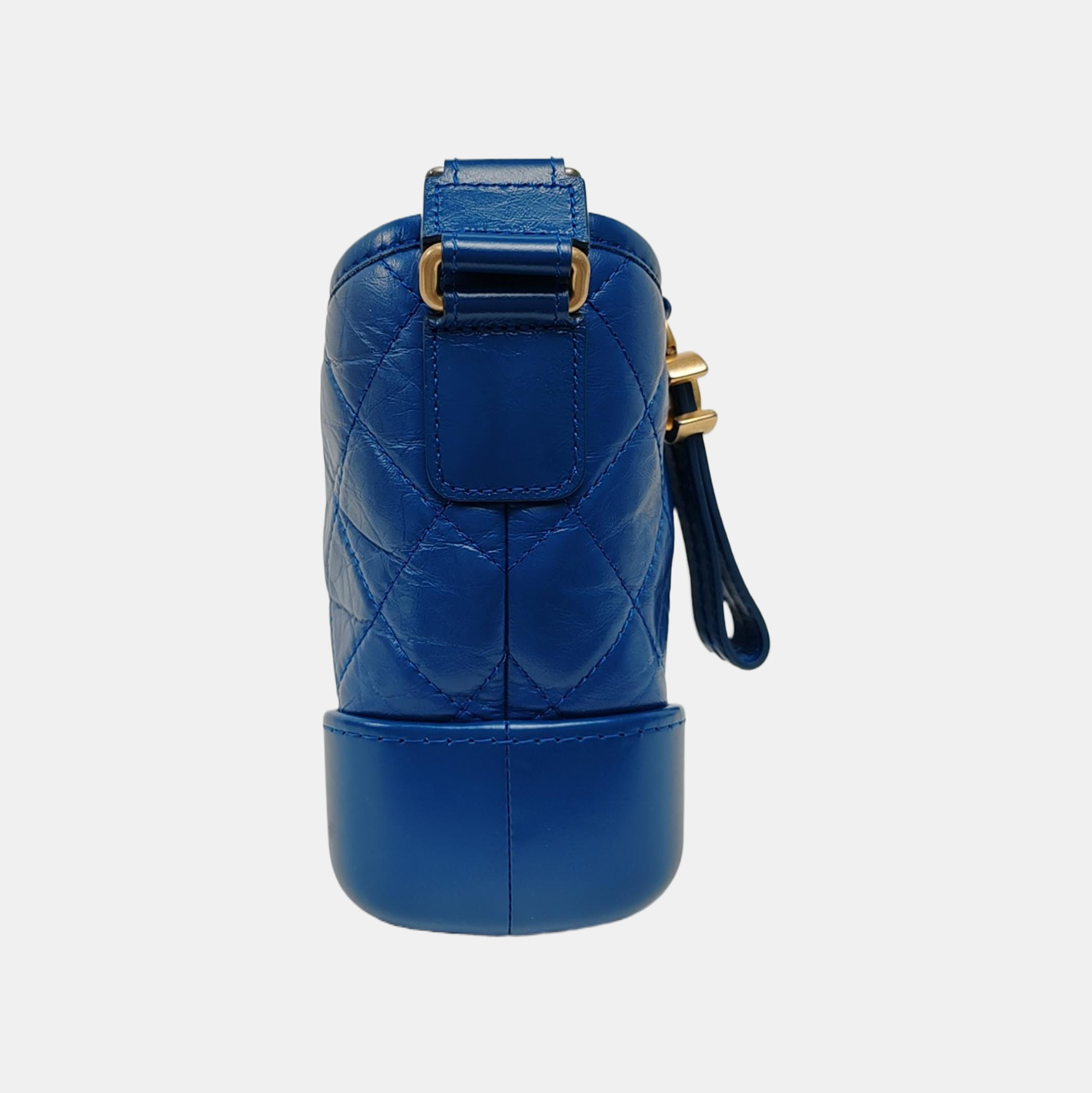 Authenticated pre-owned  GABRIELLE Small Quilted Calfskin Blue - Shoulder Bag at Looply
