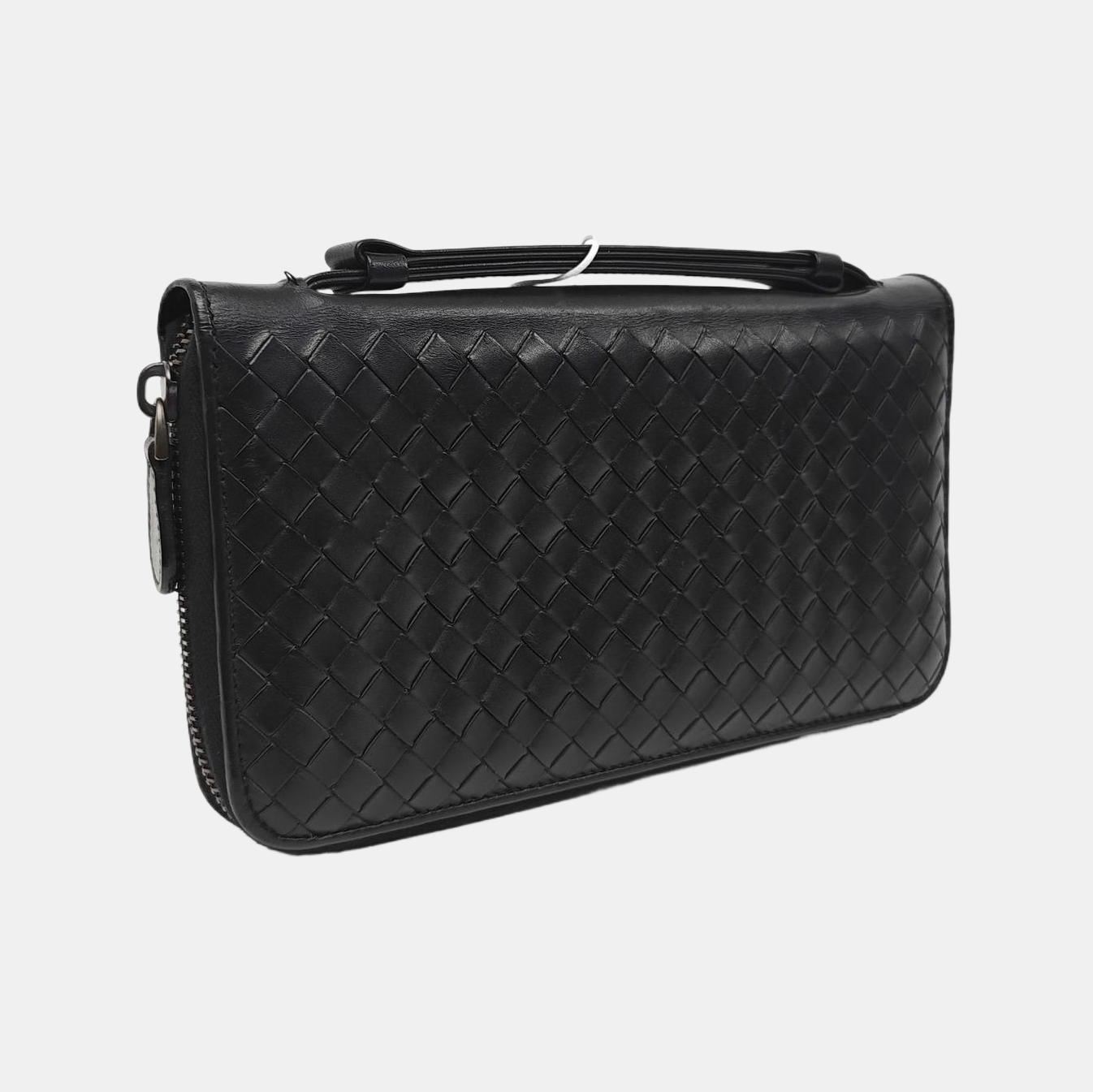 Calfskin Top Handle Bag Black