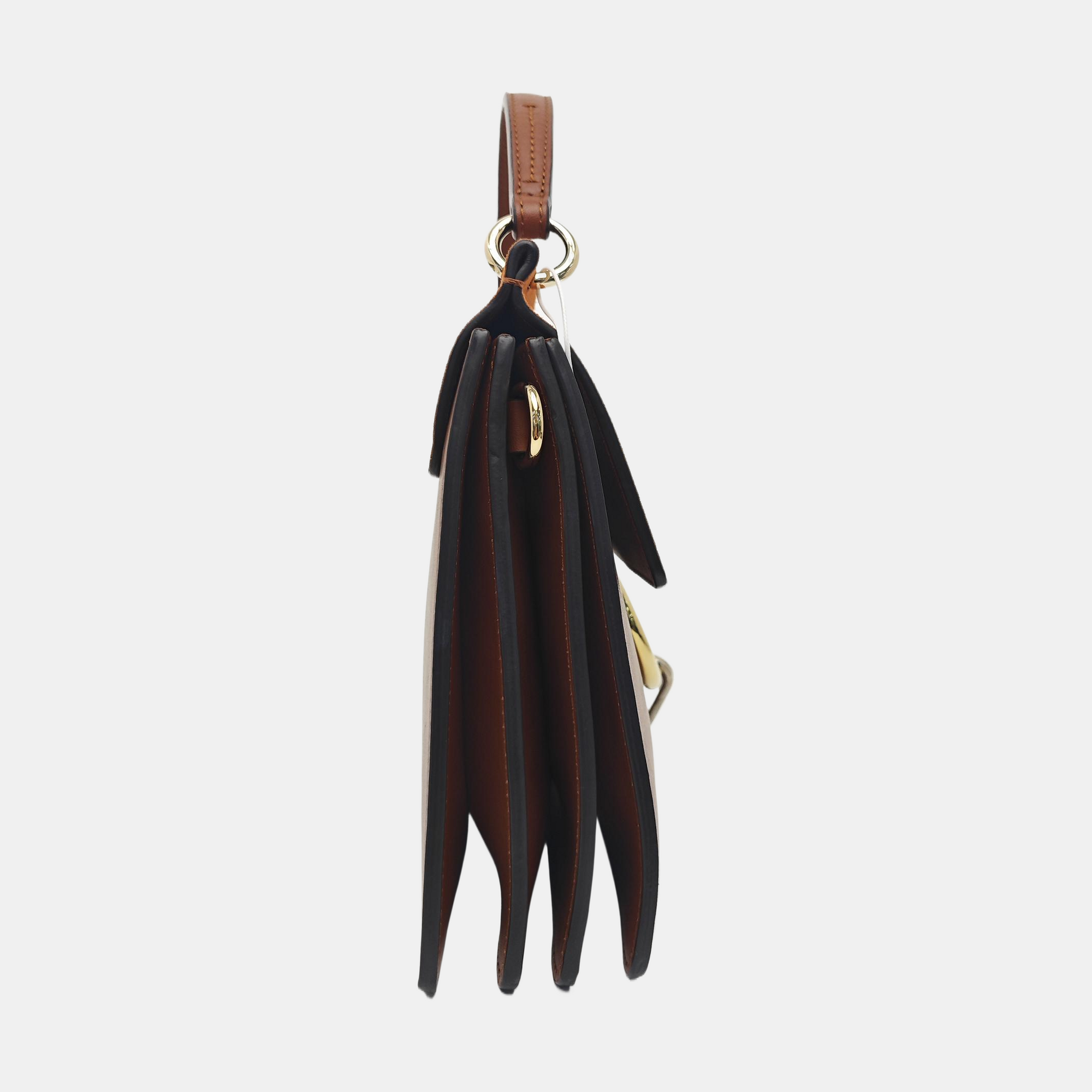 Faye Small Calfskin Brown