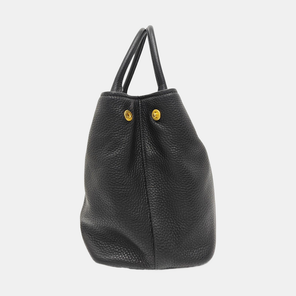 Calfskin Tote Bag Black