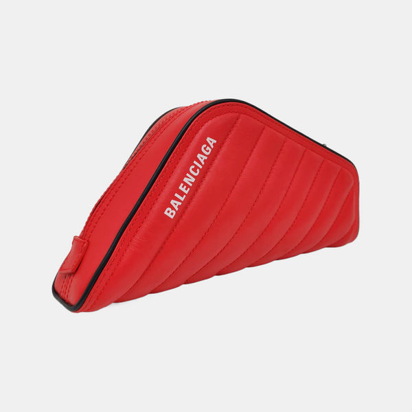Camera Quilted Calfskin Red