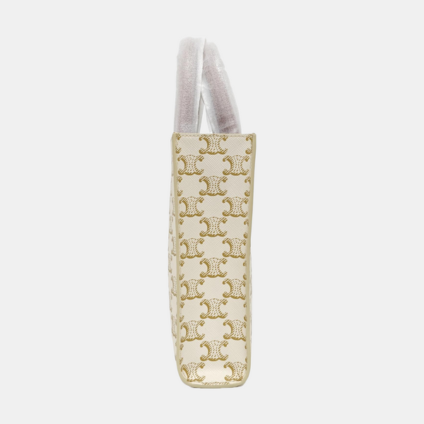 CABAS CELINE Mini Coated Canvas White