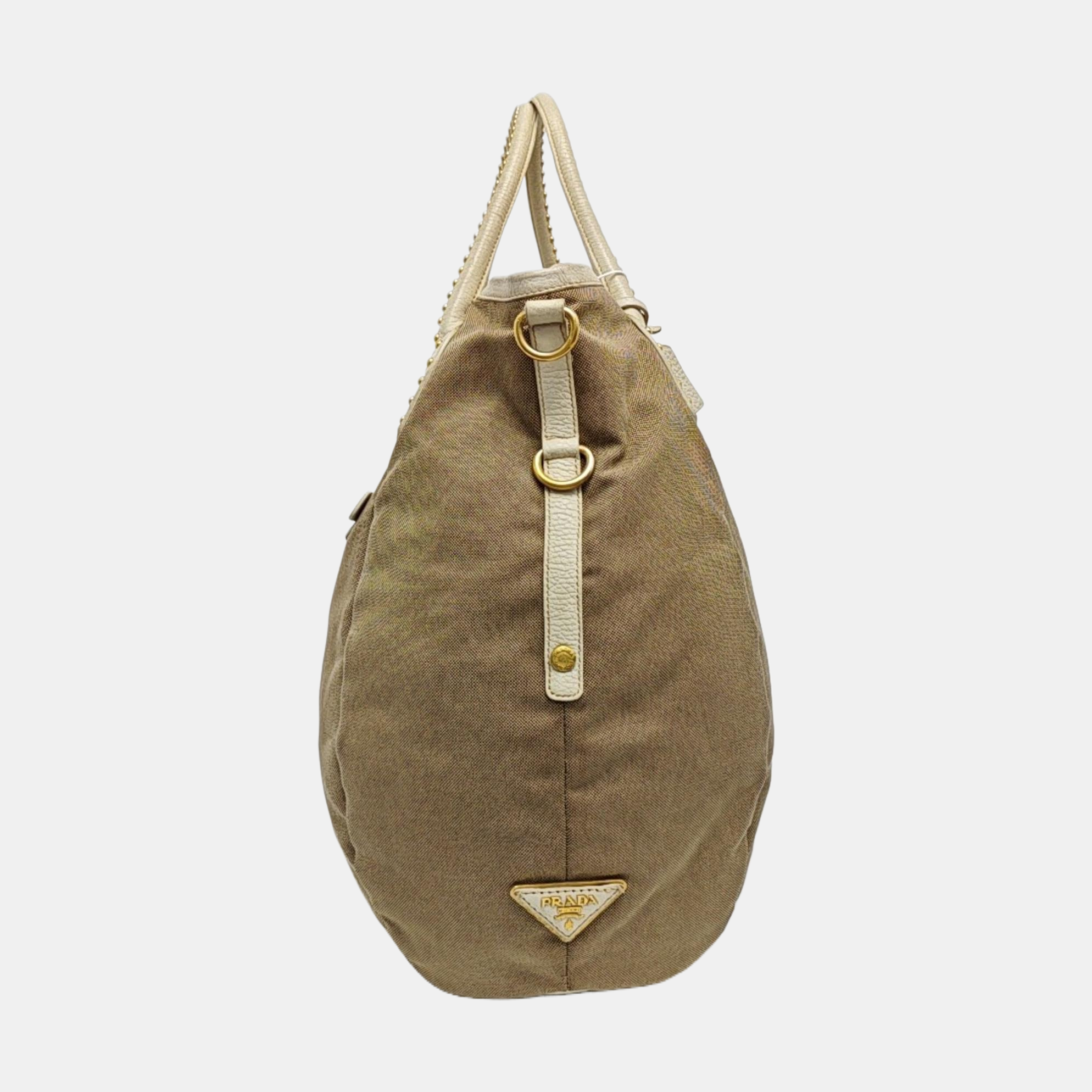 Canvas Shoulder Bag Brown