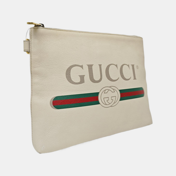 Print Calfskin White