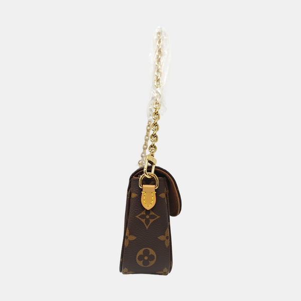 IVY Monogram Coated Canvas Brown
