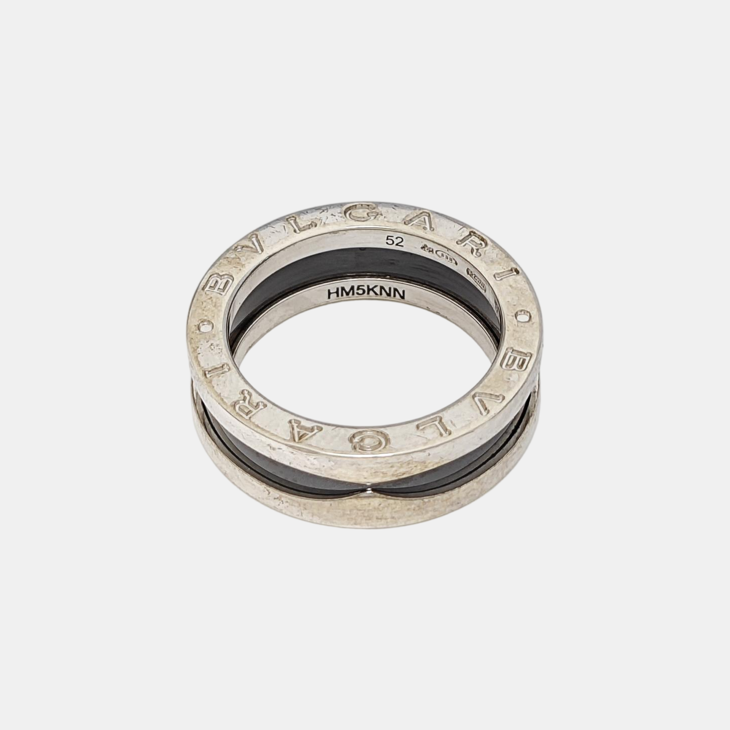 B.ZERO1 925 Sterling Silver Ring EU 52