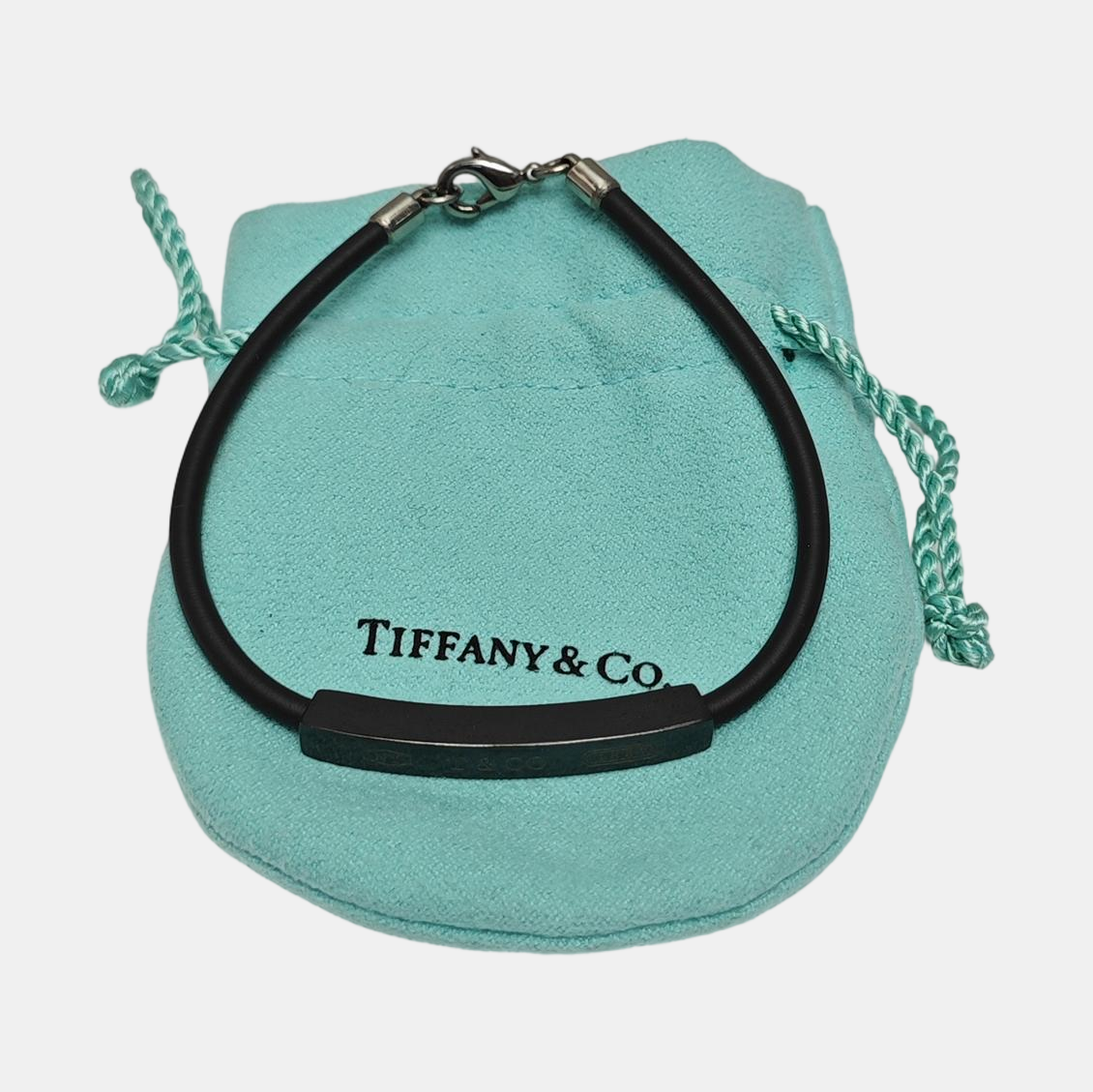 Tiffany &amp; Co. Synthetic Material Black Bracelet