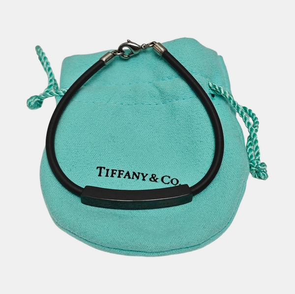 Tiffany & Co. Synthetic Material Black Bracelet