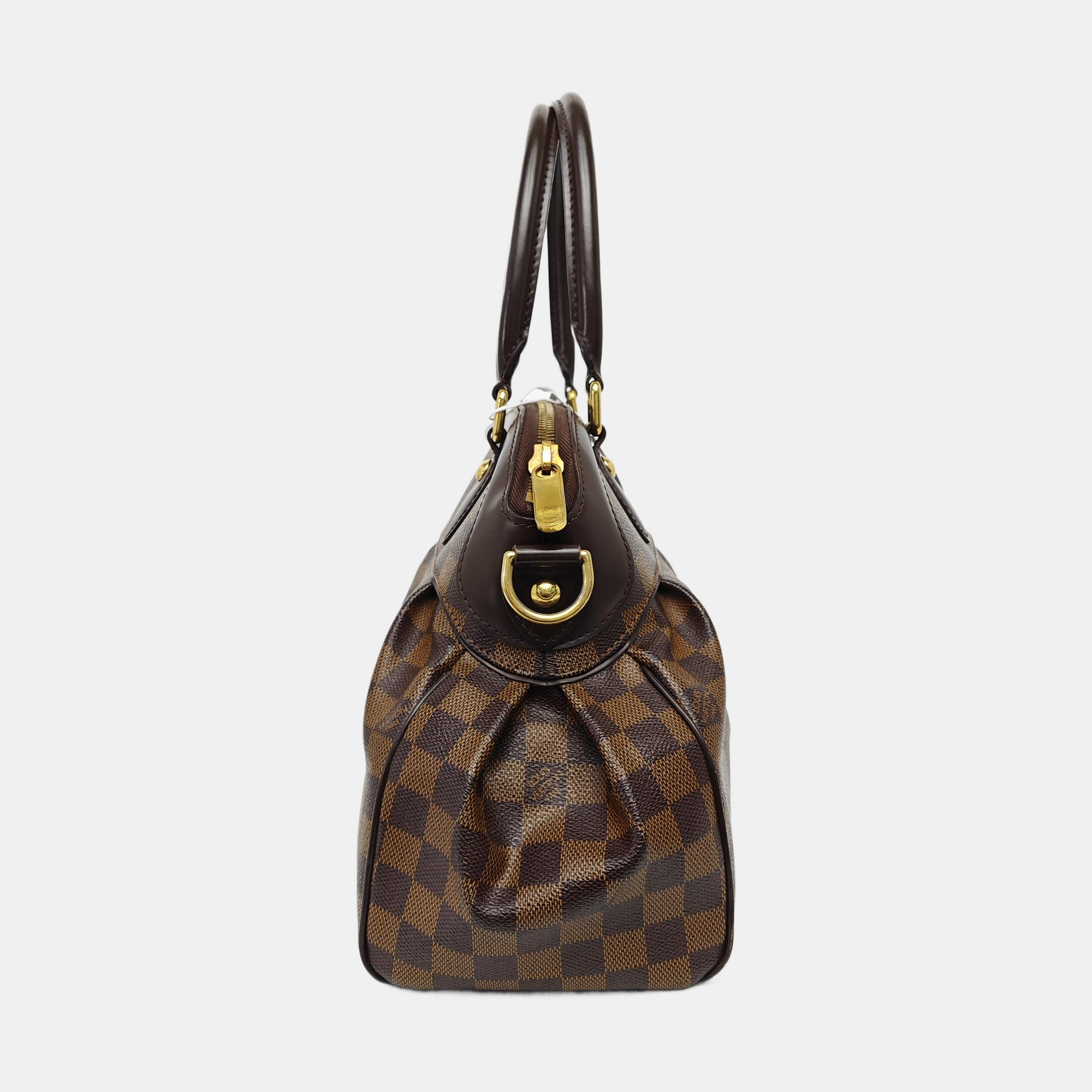 TREVI PM Damier Ebene Coated Canvas Brown