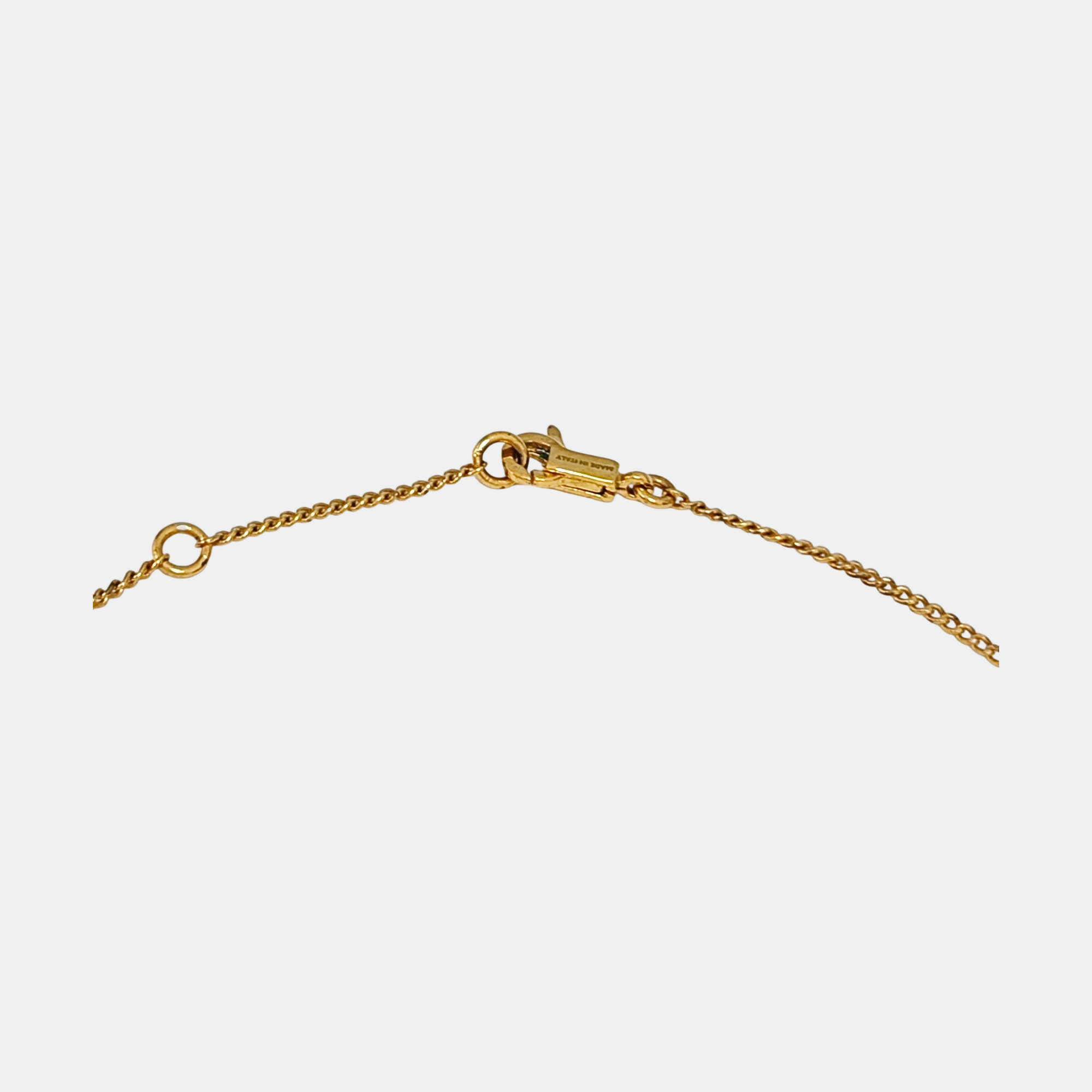 ALPHABET Brass Gold Necklace