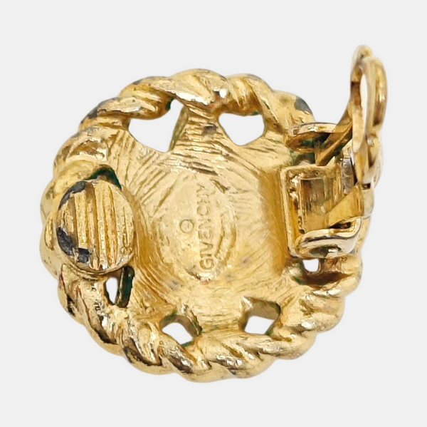 Metal Gold Clip On Earrings