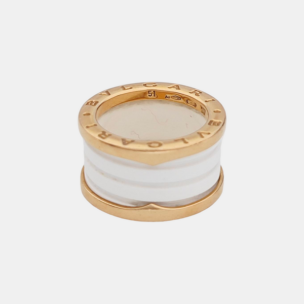 B.ZERO1 18k Rose Gold Ring EU 51