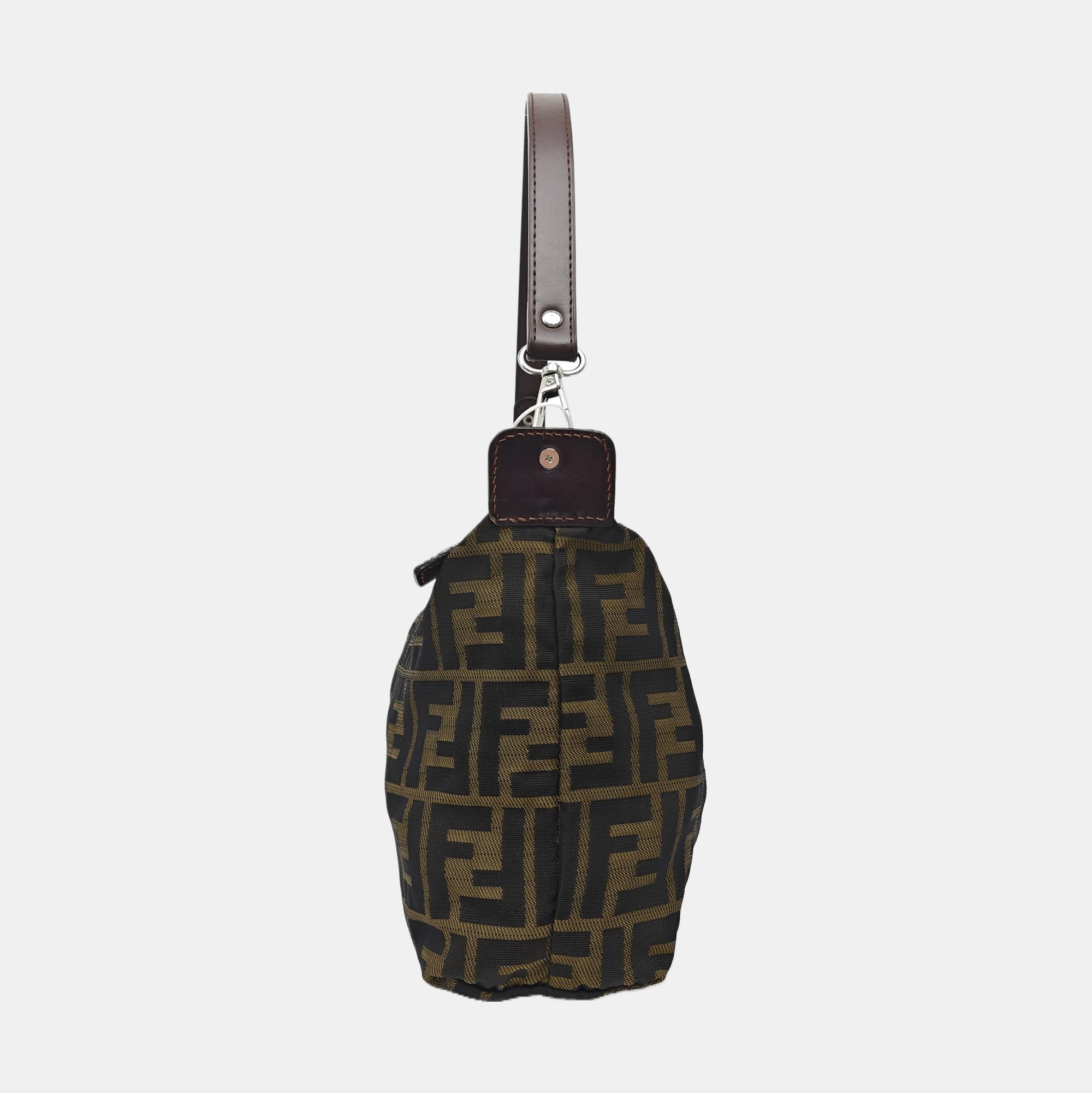 Canvas Clutch Brown