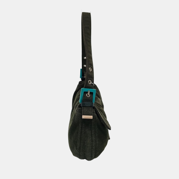 Fabric Top Handle Bag Black