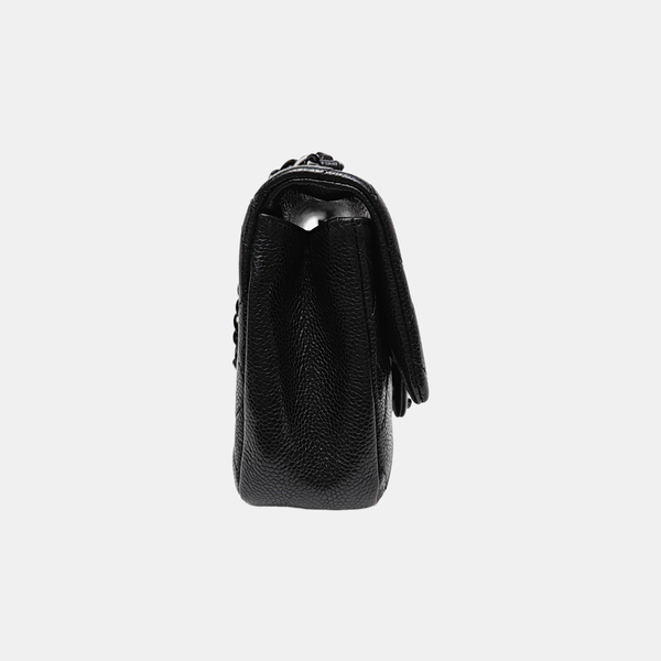 SO BLACK Quilted Grained Calfskin Black