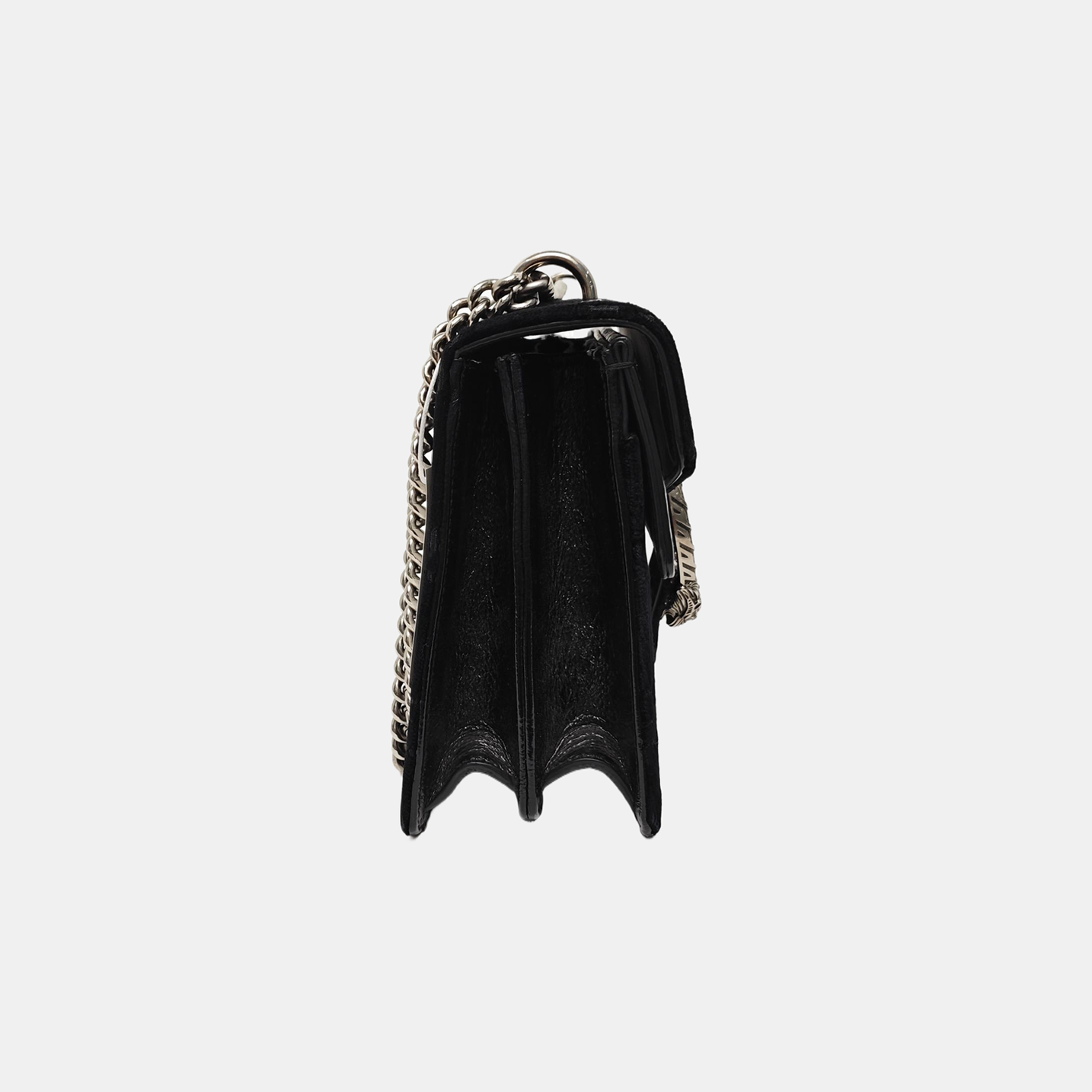 Dionysus Small Monogram Velvet Black