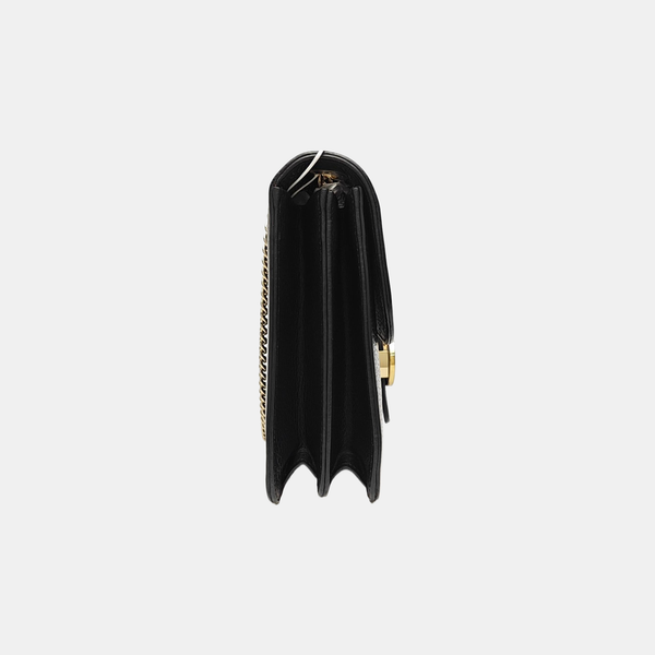 Interlocking G Large Calfskin Black