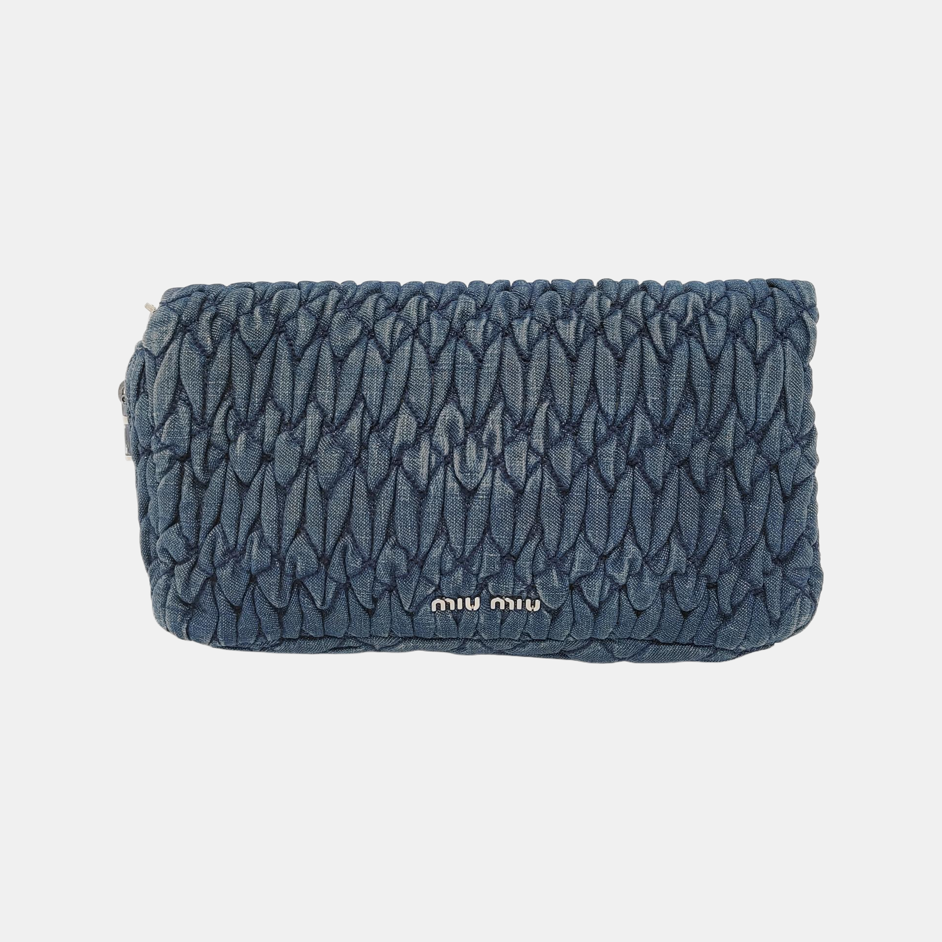 Crystal Quilted Denim Blue