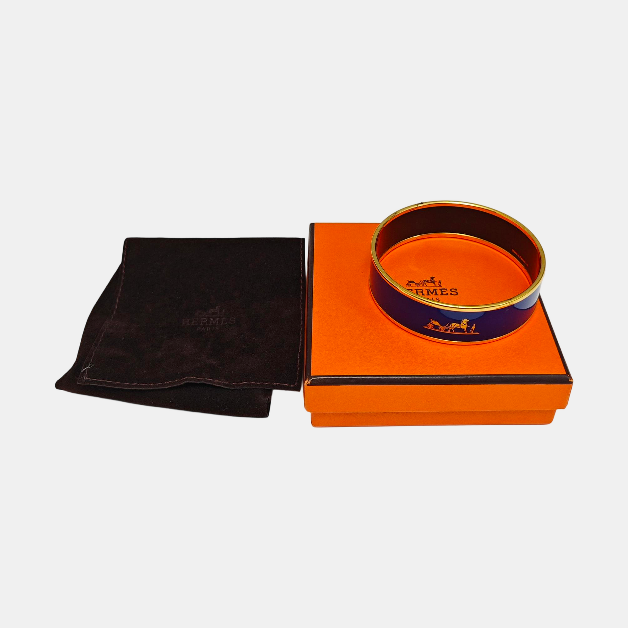 Email Metal Blue Bangle
