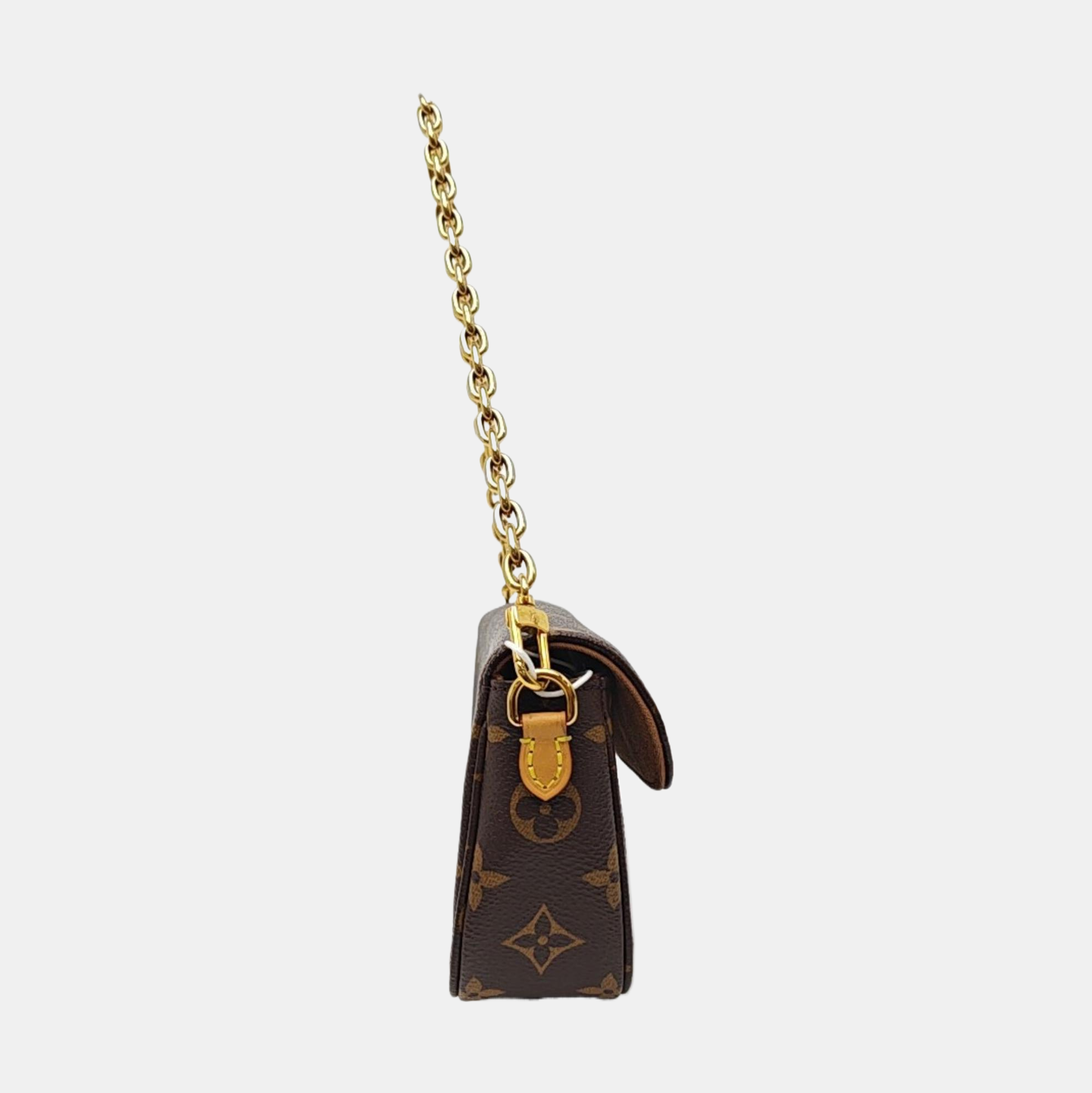 IVY Monogram Coated Canvas Brown