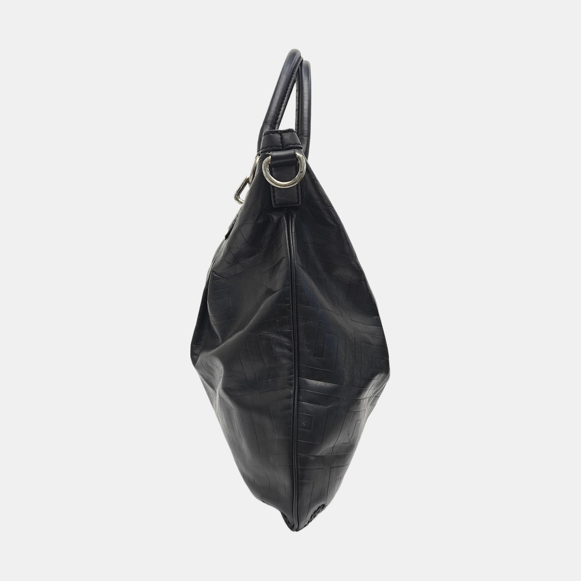 Calfskin Shoulder Bag Black