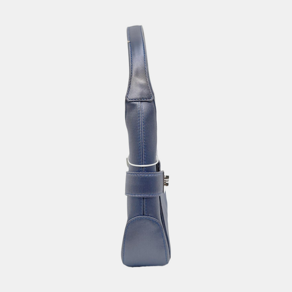 Clasp Hobo Fabric Blue