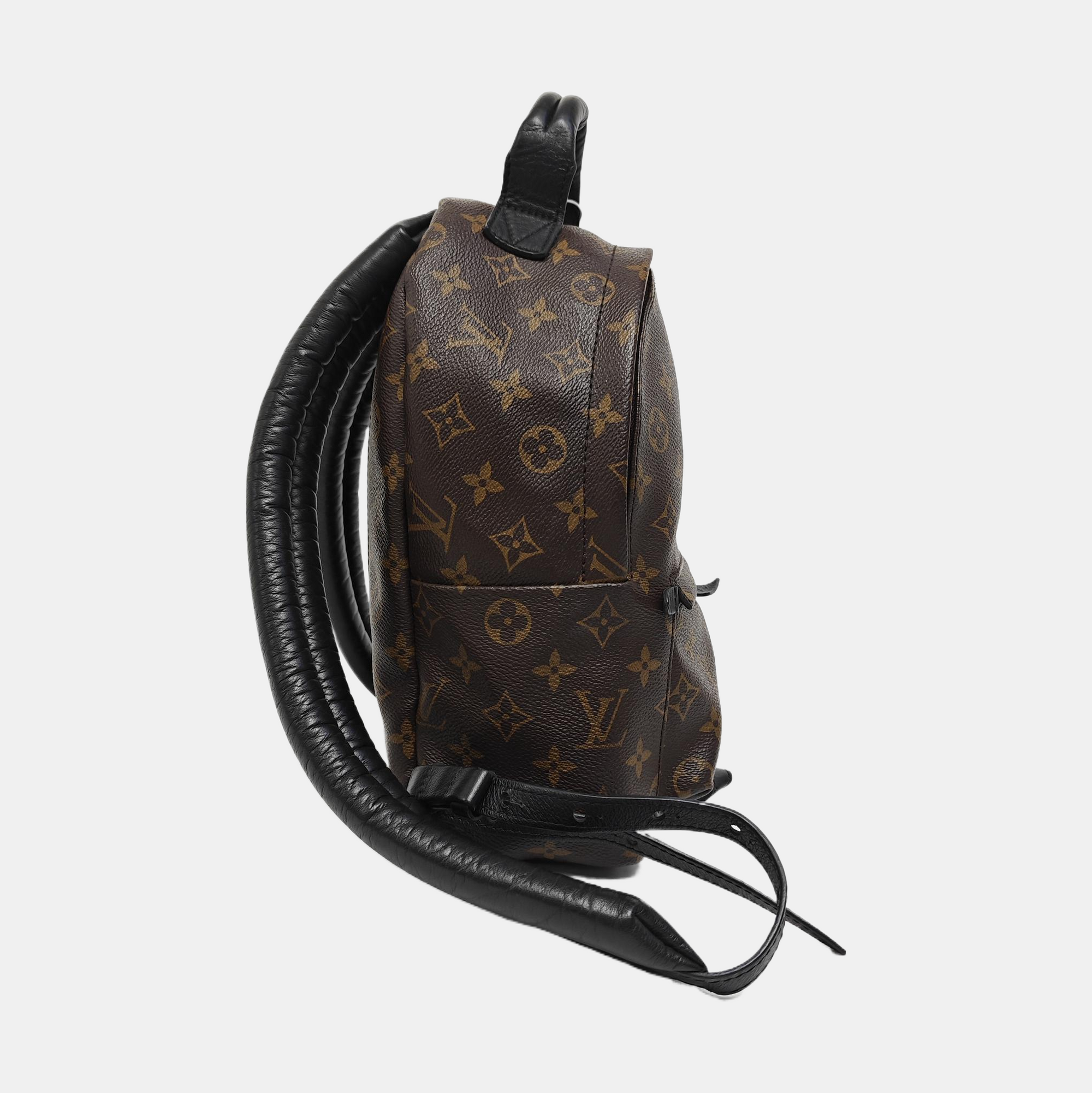 PALM SPRINGS PM Monogram Coated Canvas Brown