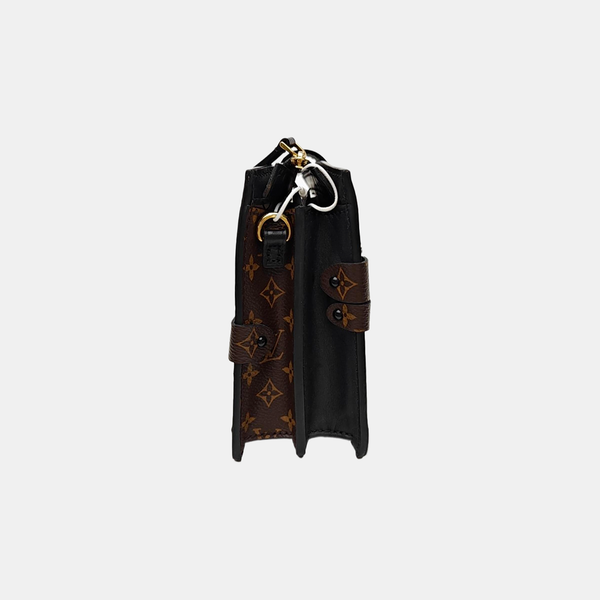 TRUNK Monogram Coated Canvas Brown