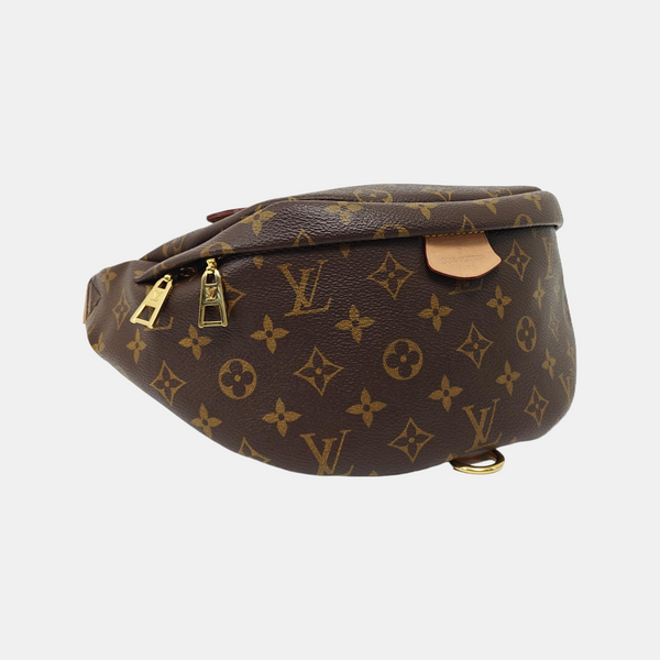 BUMBAG Monogram Coated Canvas Brown