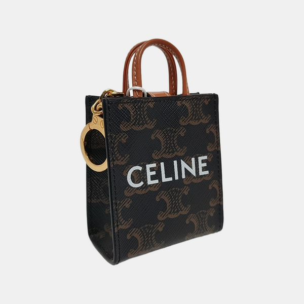 Authenticated pre-owned  CABAS Super Mini Coated Canvas Brown - Tote Bag at Looply