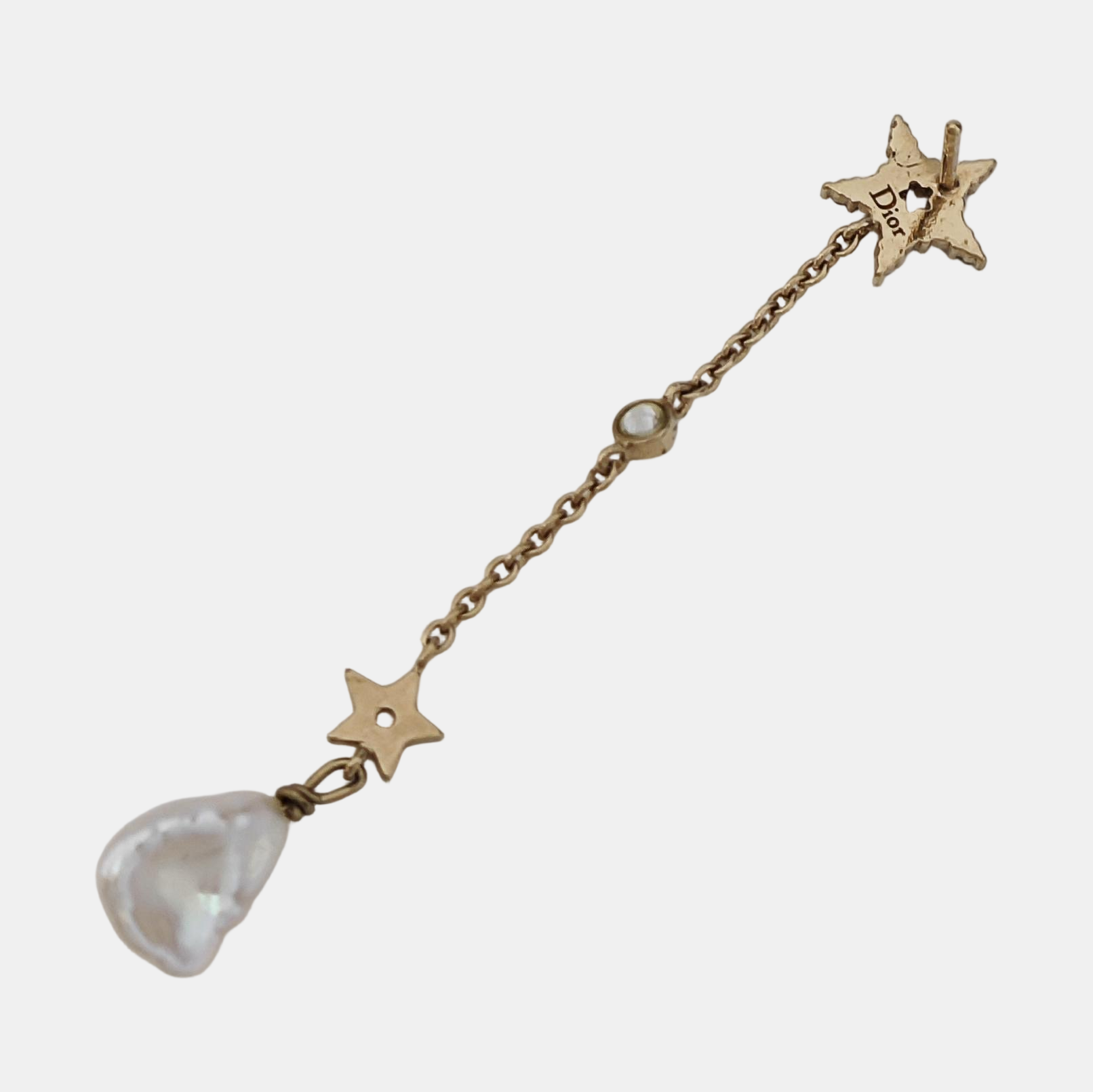 La Petite Tribale Metal Gold Stud Earrings
