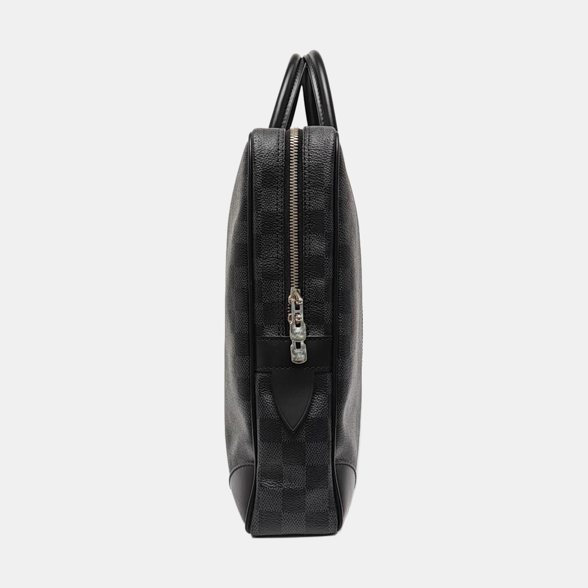 PORTE-DOCUMENTS Damier Graphite Coated Canvas Black
