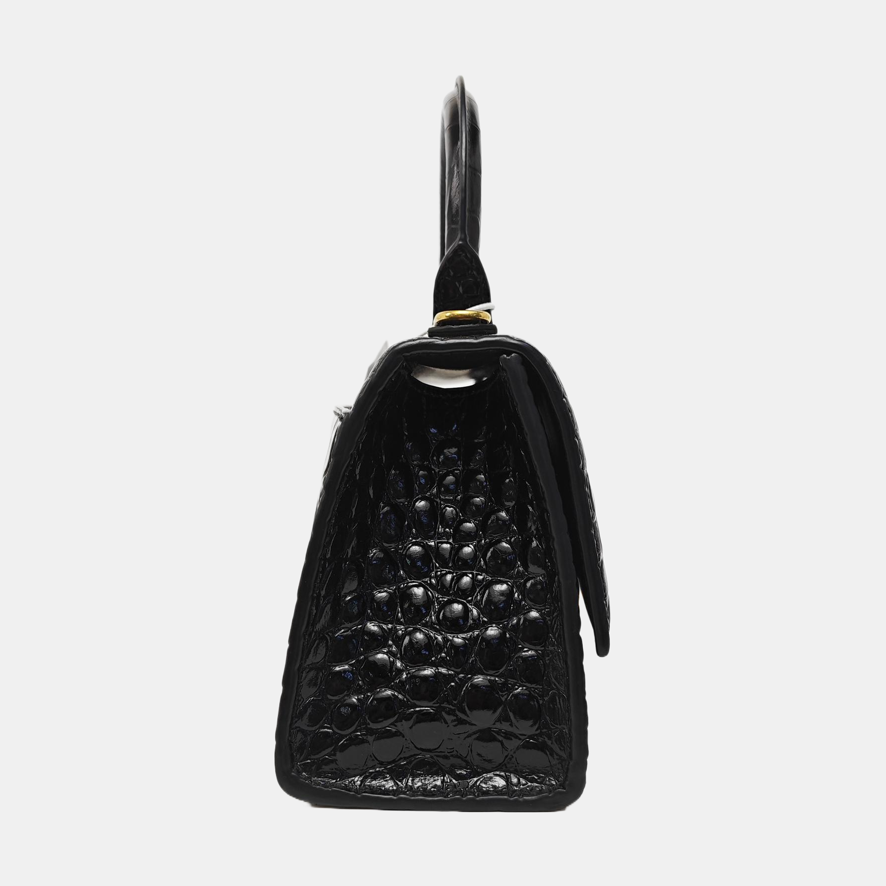 Hourglass XS Calfskin Black