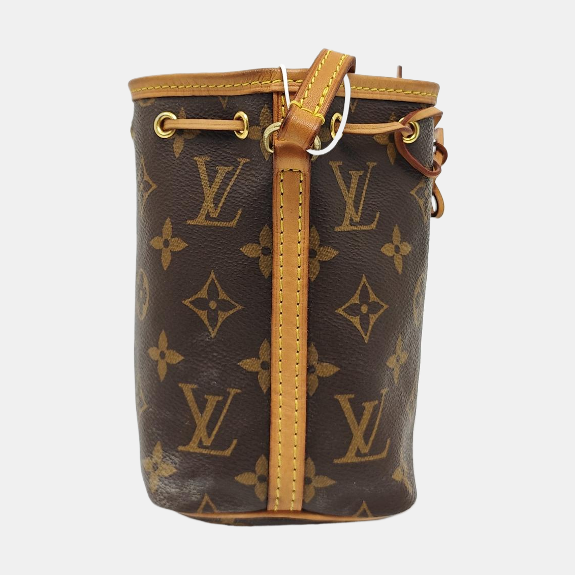 NÉONOÉ Nano Monogram Coated Canvas Brown