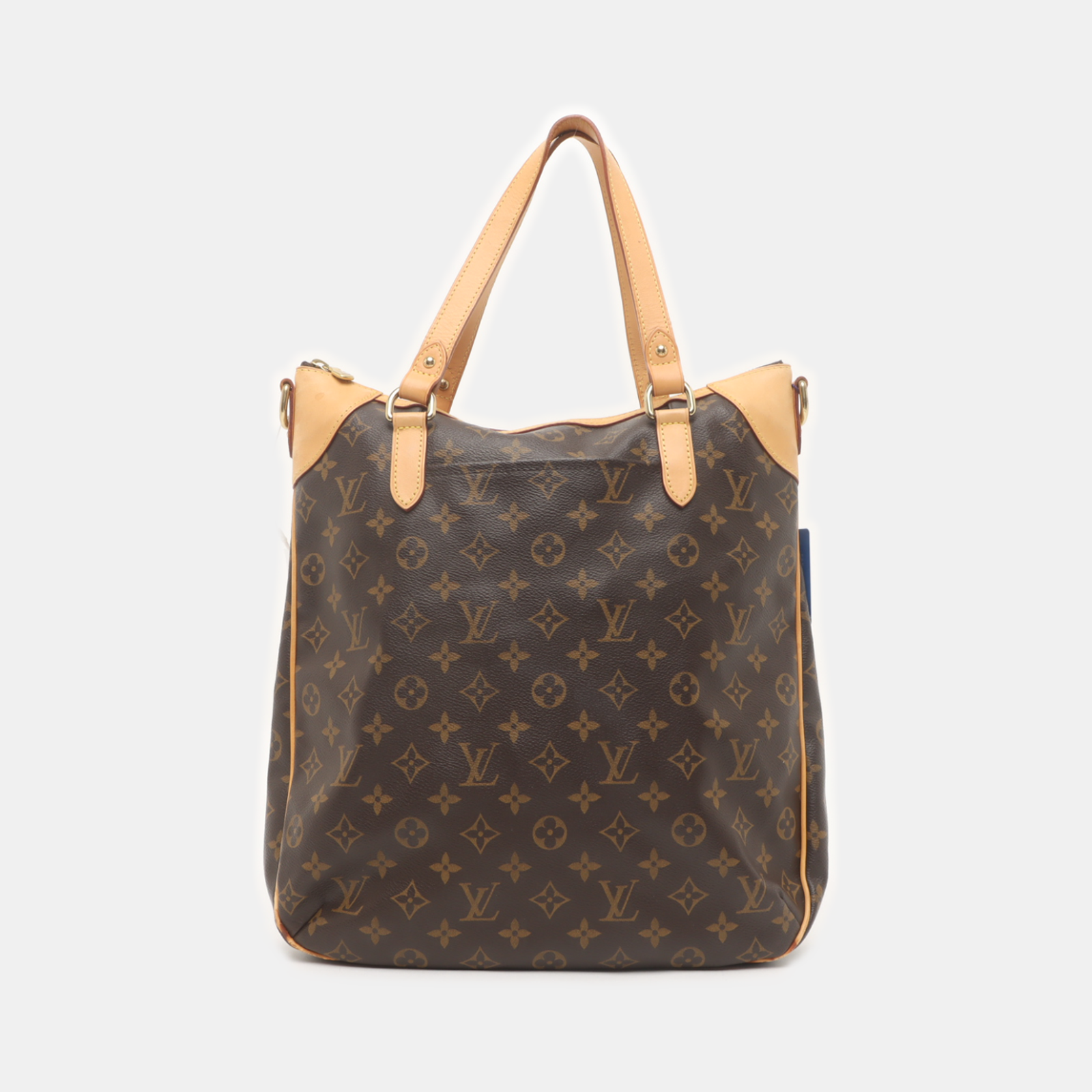 ODEON GM Monogram Coated Canvas Brown